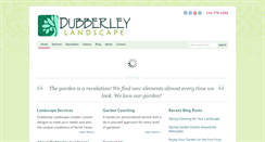 Desktop Screenshot of dubberleylandscape.com