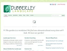 Tablet Screenshot of dubberleylandscape.com